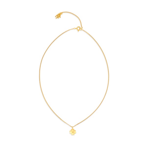 Fashionable.Me επιχρυσωμένο κολιέ με μοτίφ H4H Κοσμήματα
