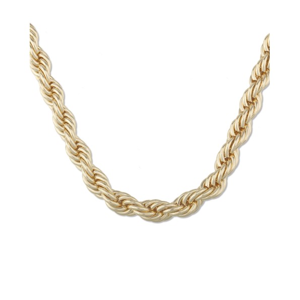The Chain Addiction γυναικείο ασημί κολιέ φαρδιά αλυσίδα