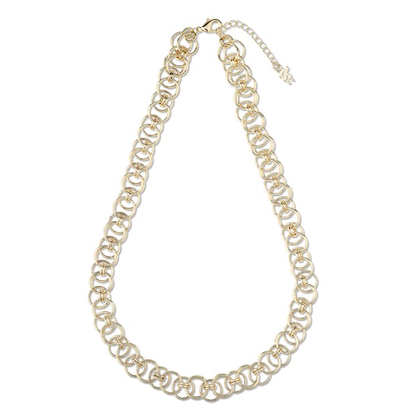 The Chain Addiction γυναικείο επίχρυσο κολιέ αλυσίδα με λεπτούς κρίκους Κοσμήματα