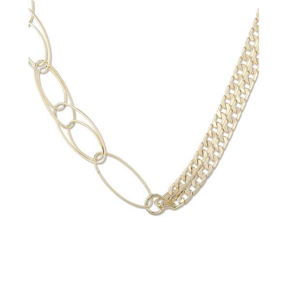 The Chain Addiction ladies gold plated chain necklace with links