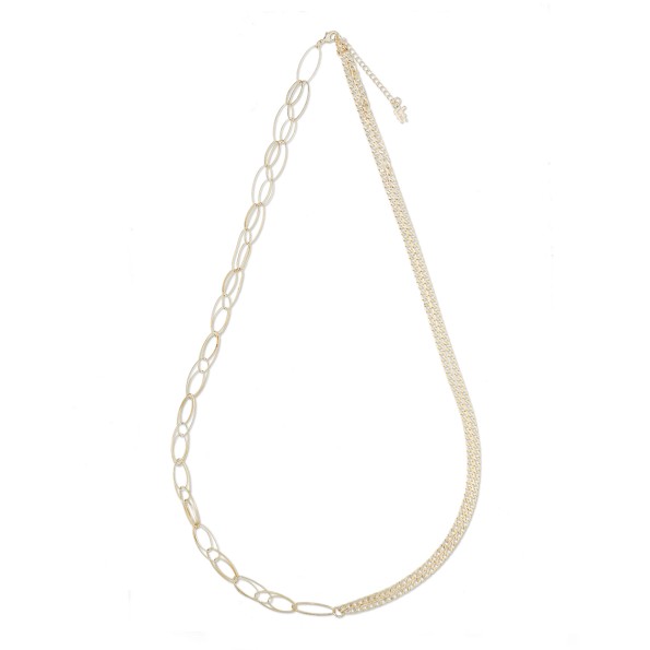The Chain Addiction γυναικείο επίχρυσο κολιέ αλυσίδα με κρίκους Κοσμήματα