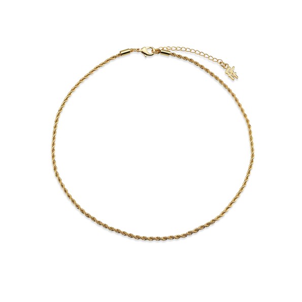 The Chain Addiction γυναικείο επίχρυσο κολιέ λεπτή αλυσίδα