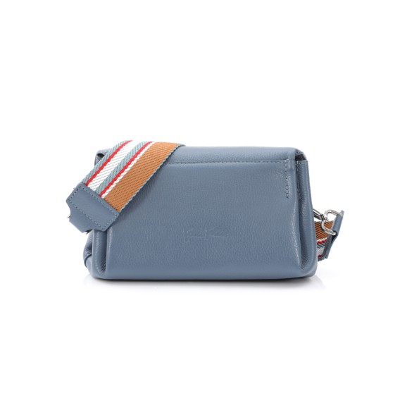 Metropolitan Fab μικρή γαλάζια δερμάτινη crossbody τσάντα Τσάντες