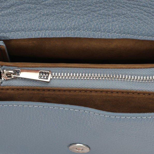 Metropolitan Fab μικρή γαλάζια δερμάτινη crossbody τσάντα Τσάντες