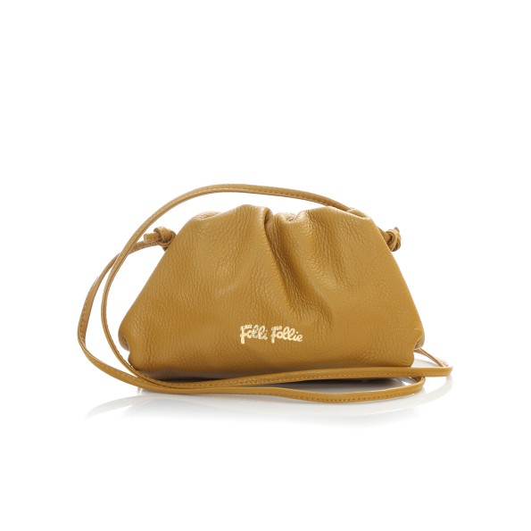 Metropolitan Fab μικρή κίτρινη δερμάτινη τσάντα crossbody
