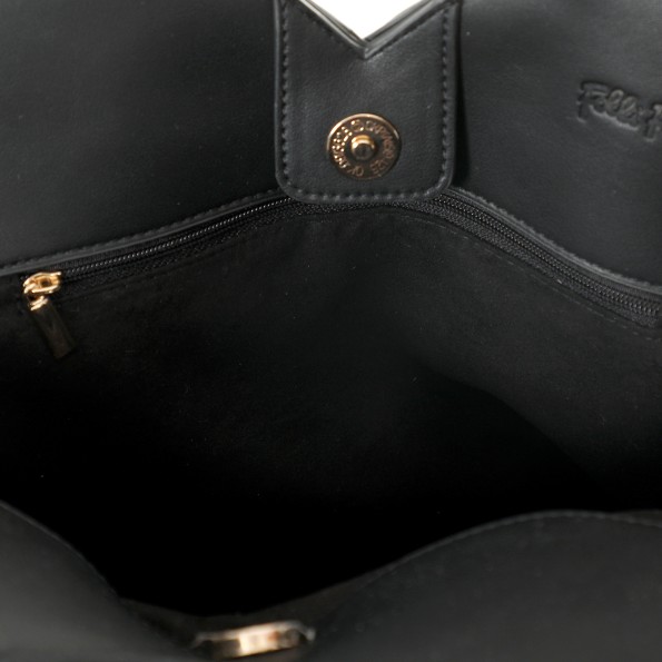 Weave It μαύρη τσάντα χειρός Τσάντες