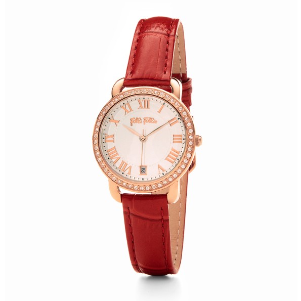 Perfect Match Small Case Leather Watch