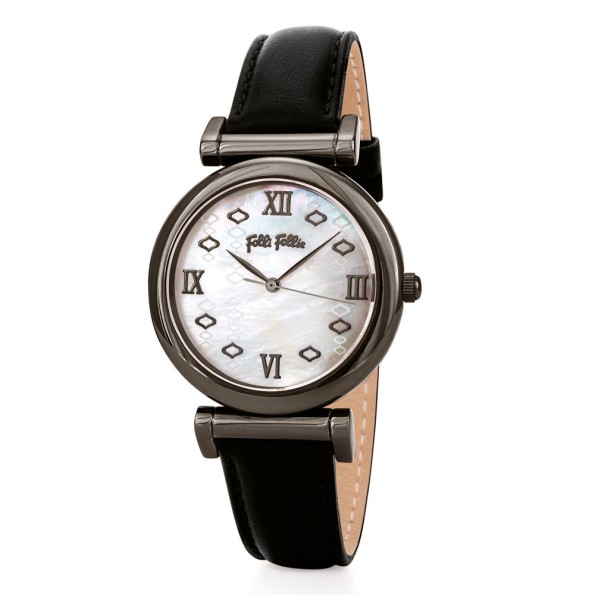 Mod Princess Big Case Leather Watch 